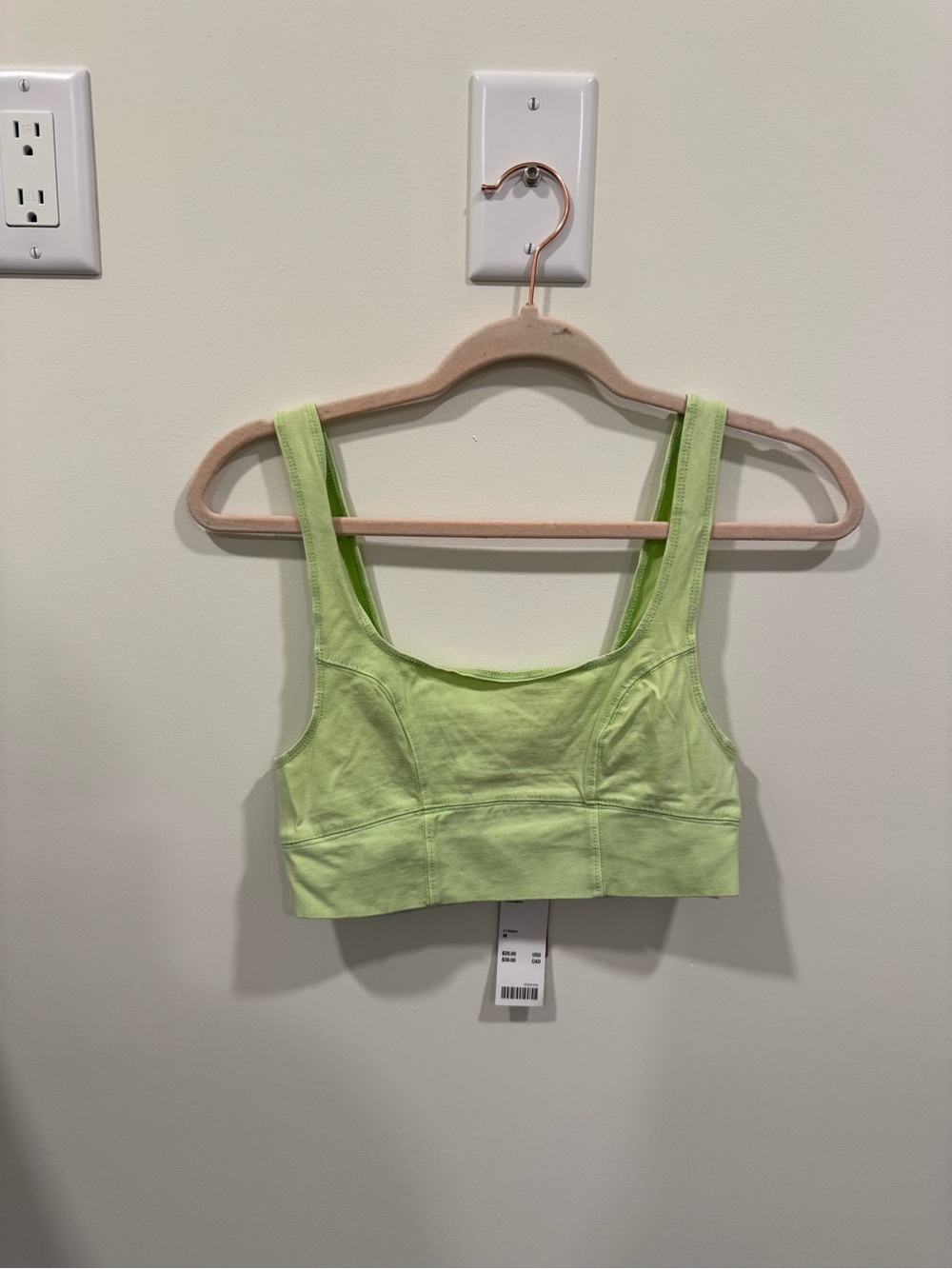 Urban Outfitters Green Crop Top